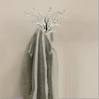 Creative Co-Op Antique Decorative Cast Iron Multi Hook Wall Hanger - Image 4