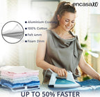 Encasa XO Ironing Board Cover and Pad 54"x18" - 4mm Felt & 2mm Foam Metallized - Image 7