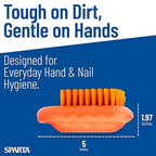 SPARTA Nail Scrub Brush Commercial-Grade, Heavy-Duty Hand and Fingernail Brush - Image 2