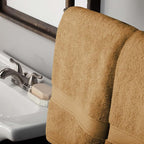 Superior Egyptian Cotton Solid Towel Set, Washcloths 13” x 13”, Hand Towels 20” - Image 7