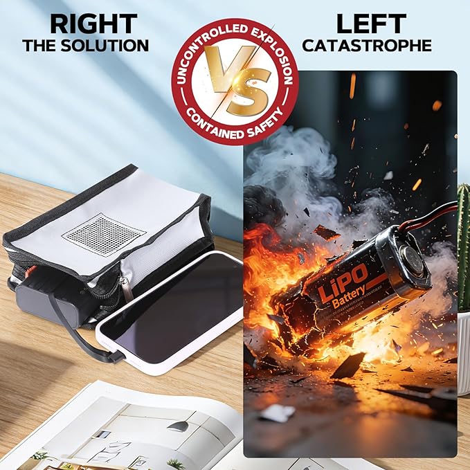 Fire Retardant Lithium Battery Bag Fire Proof - Image 3