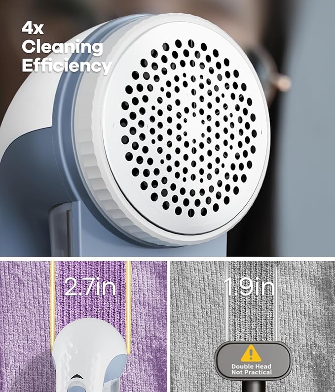 Lint Remover, Fabric Shaver for Clothes and Furniture, Sweater Shaver - Image 3