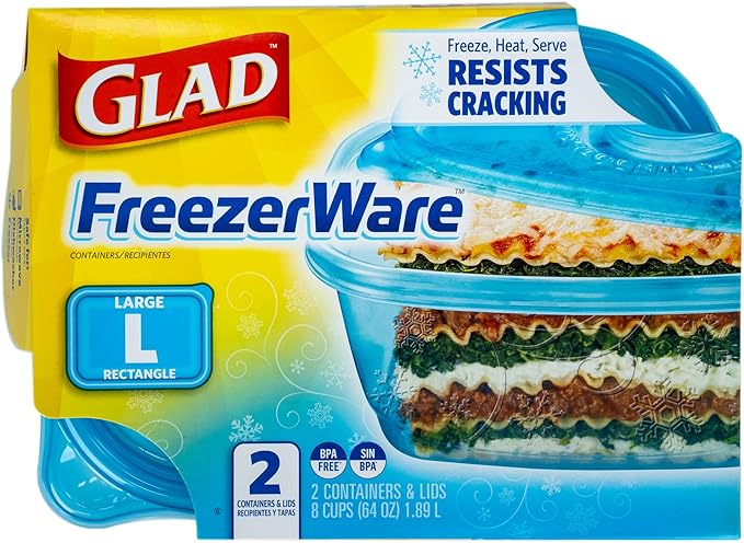 Glad GladWare Freezerware Food Storage Containers - Image 3