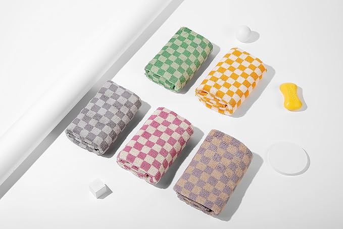 Luxurious Soft Cotton Hand Towels Set of 5 - Image 2