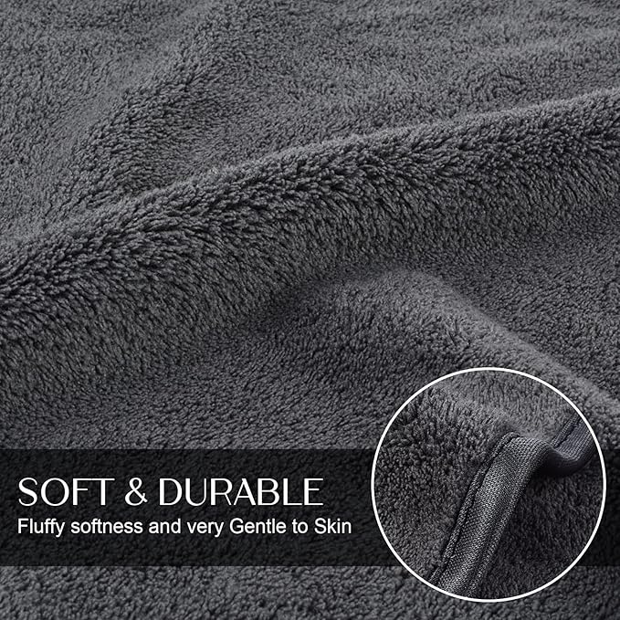 KinHwa Microfiber Bathroom Hand Towel Gym Towels Ultra Soft Super Absorbent - Image 4