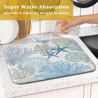 Nautical Coastal Dish Drying Mat - Image 7