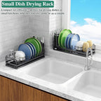 Small Dish Drying Rack for Kitchen Counter, Dish Drainer Rack - Image 7