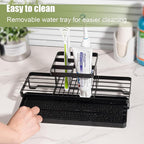 Toothbrush Holders for Bathrooms, Carbon Steel Tooth Brushing Holder Electric - Image 3
