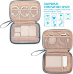 NISHEL Travel Cord Organizer Case, Double Layers Tech Electronic Bag, Essentials - Image 2