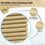 HOMERHYME Microfiber Cleaning Cloth, 12 Pack Window Glasses Cleaning Cloth - Image 2