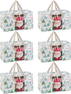 VENO 6 Pack Moving Bags, Large Christmas Storage Bins by Veno