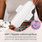 Cora 100% Organic Cotton Topsheet Pads - Image 2