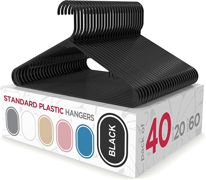 Sharpty Plastic Hangers Clothes Hangers by Sharpty