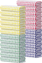 Kitinjoy Cotton 24 Pack Terry Kitchen Towels, 16 x 25 Inches Super Soft and by Kitinjoy