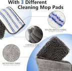 Masthome Microfiber Mops for Floor Cleaning, Dust Mop - Image 2
