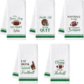 R HORSE Funny Football Kitchen Dish Towels by RHORSE