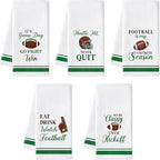 R HORSE Funny Football Kitchen Dish Towels by RHORSE
