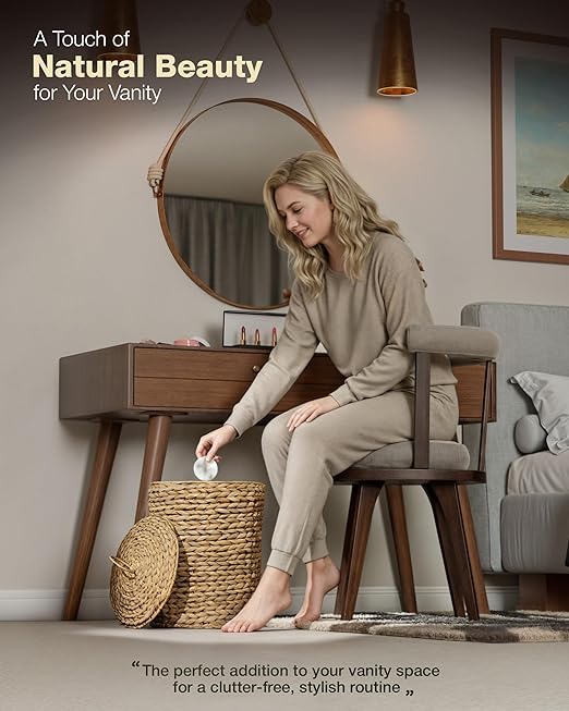 BLUEWEST 4.5 Gallons Wicker Trash Can - Image 5