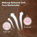 Makeup Remover Cloth, Makeup Remover Pads Microfiber Face Washcloth - Image 3