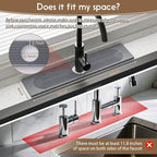Faucet Mat for Kitchen Sink, Diatomite Quick Drying Tray, 20 Inch Kitchen Sink - Image 3