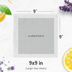 60 Hot or Cold Wrapped Moist Towels – 9'' x 9" Moist Towelettes Individually - Image 3