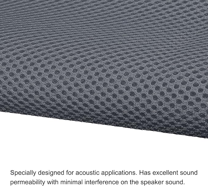 MECCANIXITY Speaker Grill Cloth 20 x 63 Inch Stereo Mesh Fabric Protective - Image 4