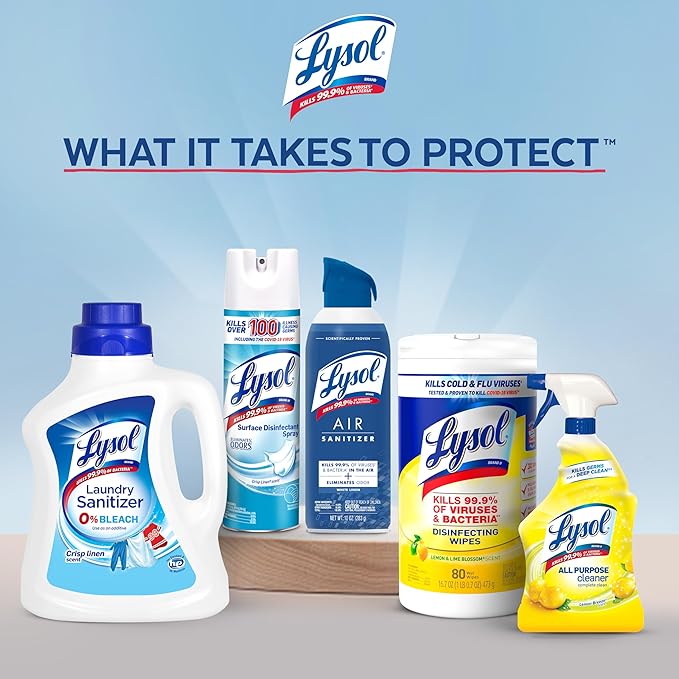 Lysol Air Sanitizer Spray with Bacterial Odor Eliminator - Image 8