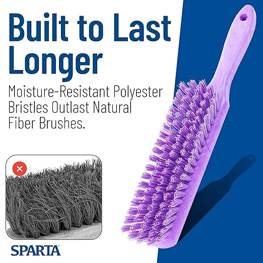 SPARTA Handheld Soft Counter Brush 8 Inch Bristle Span, Countertops, and - Image 7