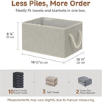 StorageWorks Storage Baskets for Shelves, Closet Organizers and Storage Bins - Image 4