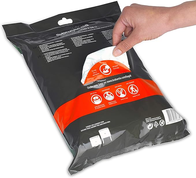 Brabantia PerfectFit Trash Bags Thick Plastic Trash Can Liners - Image 3