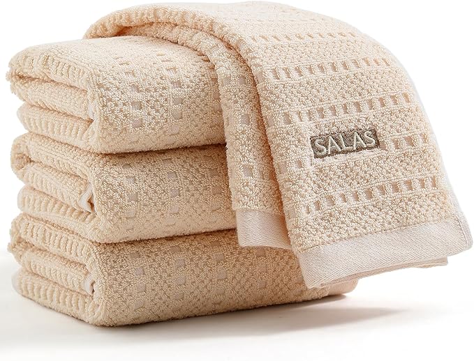 SALAS Kitchen Dish Towels, Bulk Cotton Kitchen Hand Towels, 390 GMS Plaid Dish by Unknown