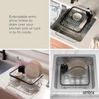 Umbra Sinkin Dish Drying Rack – Drainer - Image 4
