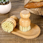 18 Pcs Bamboo Dish Scrub Brushes Kitchen Dishwashing Cleaning Brush Wooden - Image 3