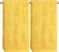 Artoid Mode 2 Pcs Yellow 3D Rabbit Jacquard Easter Hand Towels by ArtoidMode