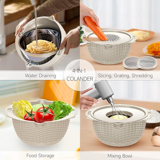 4-1 Colander with Bowl Set - Image 2