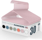 Neaties Plastic Hangers 30 Pack – Made in The USA – 6lb Capacity Standard by NeatiesHangers