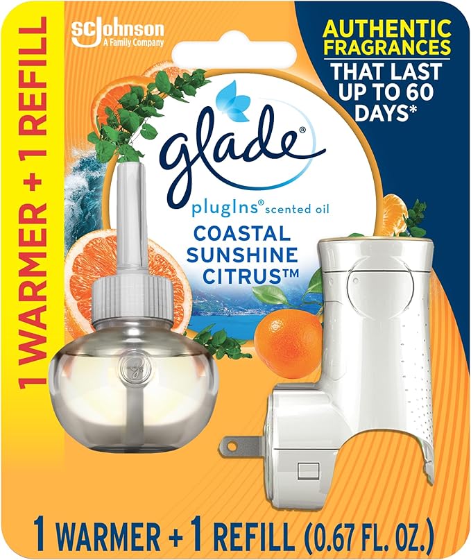 Glade PlugIns Refills Air Freshener Starter Kit, Scented Oil by Glade
