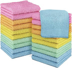 DecorRack 20 Pack 100% Cotton Wash Cloth, Luxurious Soft, 12 x 12 inch Ultra - Image 9