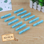 Phinus 72 Pcs Wooden Clothes Pins, 2.9 Inch Clothes Pins - Image 5