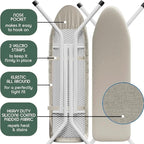Hearth & Harbor Ironing Board Cover and Pad 15x54 Full Size, Thick Heavy Duty - Image 4