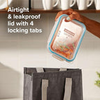 Snapware Plastic Total Solution 3-Pack Food Storage Containers Set, Leakproof & - Image 5