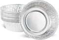 PLASTICPRO 6.5'' Inch Round Tin Foil Pans Disposable Aluminum, Freezer & Oven by PLASTICPRO