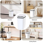 3Pack Bathroom Small Trash Can - Image 7