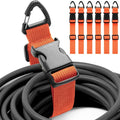 6 Pack 17 Inch Adjustable Extension Cord Holder Organizer by Wowangce