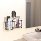 Simple Houseware 6 Slots Toothbrush Holder Adhesive Wall Organizer - Image 4