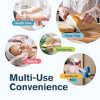 Ridex Disposable Gloves Latex-Free Clear Vinyl Gloves Powder-Free All-Purpose - Image 4