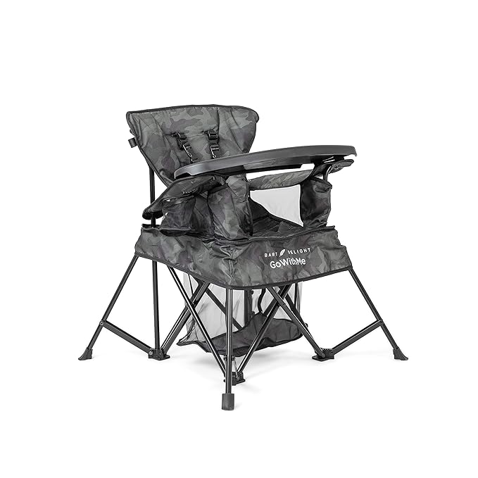 Baby Delight Go with Me Venture Portable Chair | Indoor and Outdoor | Sun Canopy | 3 Child Growth Stages | Carbon Camo - Image 5