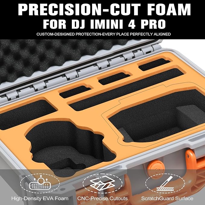 Hard Case for DJI Mini 3 Pro/3/Mini 4 Pro, Waterproof Pressure Resistant - Image 3