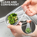 600 PCS Disposable Mesh Sink Strainer Bags Kitchen Sink Strainer Mesh Bags Anti - Image 5