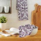 DII Cotton Dish Towel Set Damask Print - Image 5